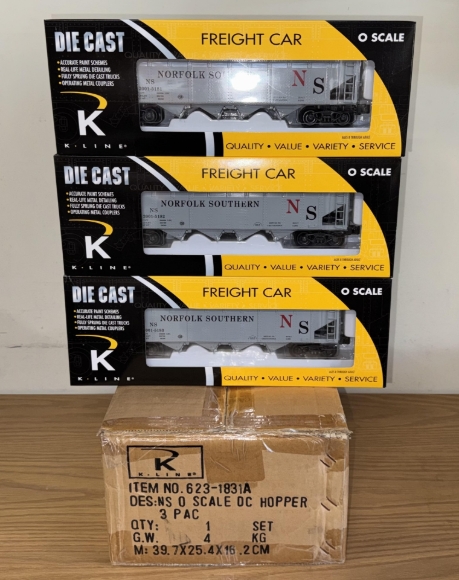 Picture of K-Line Norfolk Southern TCA Die-Cast Hopper 3-Pack
