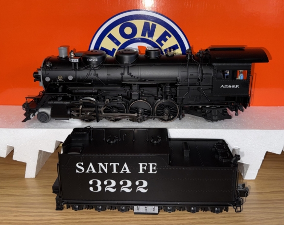 Picture of Lionel 'LEGACY' ATSF Santa Fe Brass Hybrid Steam Locomotive #3222 (like-new)