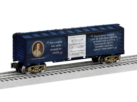 Picture of Lionel Founding Fathers - Benjamin Franklin Boxcar