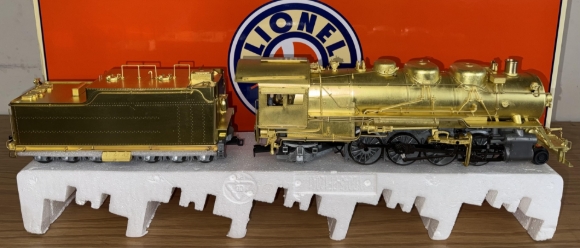 Picture of Lionel 'LEGACY' Santa Fe Brass Hybrid Class 3160 Mikado Locomotive - Unpainted