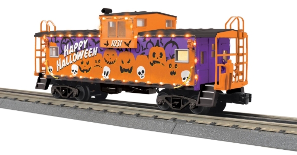 Picture of MTH RailKing Halloween Extended-Vision Caboose w/ LED Lights