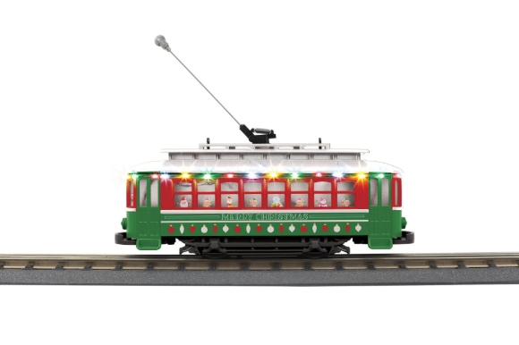 Picture of MTH RailKing Christmas Bump-N-Go Trolley w/ LED Lights