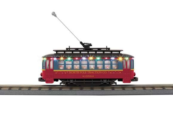 Picture of MTH RailKing Christmas "North Pole" Bump-N-Go Trolley w/ LED Lights