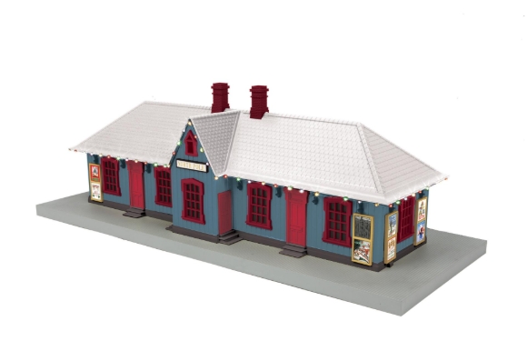 Picture of MTH RailKing Christmas "North Pole" Passenger Station w/ LED Lights
