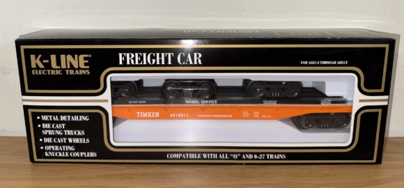 Picture of K-Line Timken Flat Car w/ Wheel Load