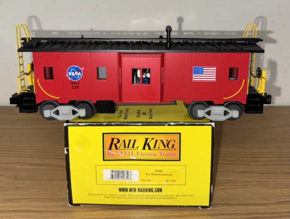 Picture of MTH RailKing NASA Bay-Window Caboose
