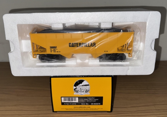 Picture of MTH Premier Caterpillar 2-Bay Offset Hopper w/ Coal Load #200957