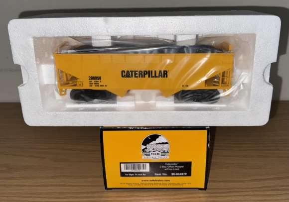 Picture of MTH Premier Caterpillar 2-Bay Offset Hopper w/ Coal Load #200950