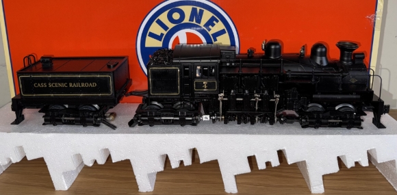 Picture of Lionel LEGACY Cass Scenic Railway 3-Truck Shay Locomotive #4 (used - altered)