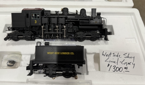 Picture of Lionel LEGACY West Side Lumber Co. 3-Truck Shay Locomotive #3 (operated)